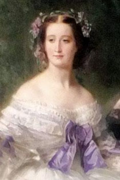 Painting by Winterhalter (detail)