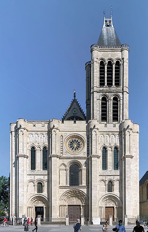 Basilique St Denis façade ouest