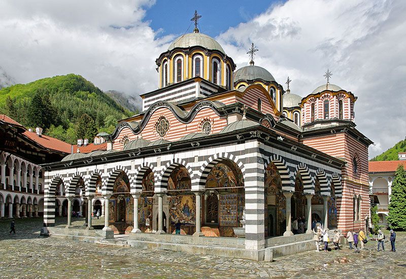 Bulgarie: monastère de Rila / musée national d'histoire