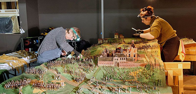 Photo détail du diorama
