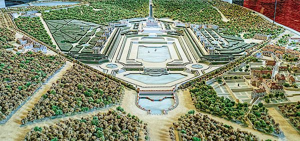 Maquette du château de Marly