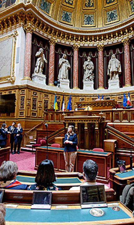 Hémicycle du Sénat et Salle des Conférences